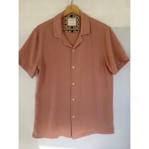 Cactus Man Ricky Singh Mauve Button Up Shirt- Size M